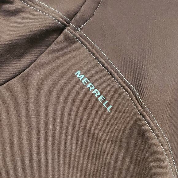 Merrell Gray Popover Pullover Activewear Hiking Hoodie size Large - Picture 4 of 9